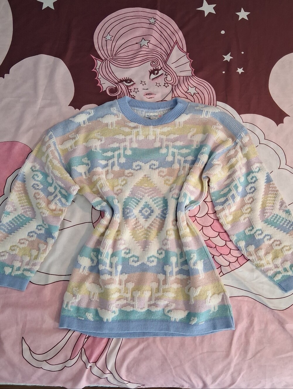 Retro ROSE Sweater - Picture 2 of 10